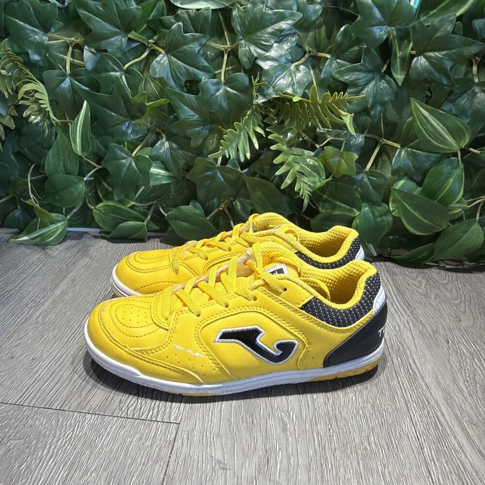 Joma Top-flex Indoor Youth Soccer Futbol Shoes Size 2.5 Yellow Black